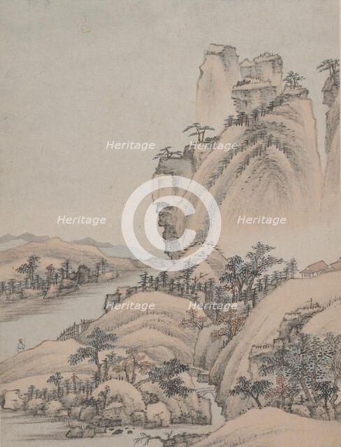 Landscapes, dated 1668. Creator: Xiao Yuncong.