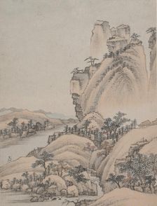 Landscapes, dated 1668. Creator: Xiao Yuncong