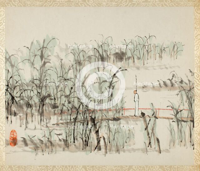 Landscapes for Liu Songfu, Qing dynasty (1644-1911), 1895/96. Creator: Xugu.