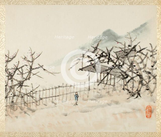 Landscapes for Liu Songfu, Qing dynasty (1644-1911), 1895/96. Creator: Xugu.
