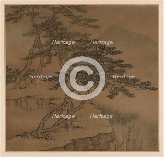 Landscapes in the styles of old masters, 1667. Creator: Cen Gao.