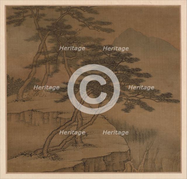 Landscapes in the styles of old masters, 1667. Creator: Cen Gao.