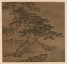 Landscapes in the styles of old masters, 1667. Creator: Cen Gao