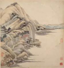 Landscapes in the styles of ancient masters, 17th century. Creator: Wang Jian