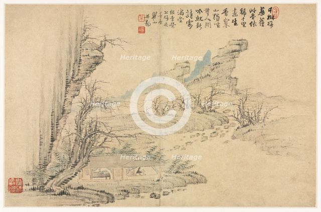 Landscapes in Various Styles after Old Masters, 1690. Creator: Mei Qing (Chinese, 1623-1697).