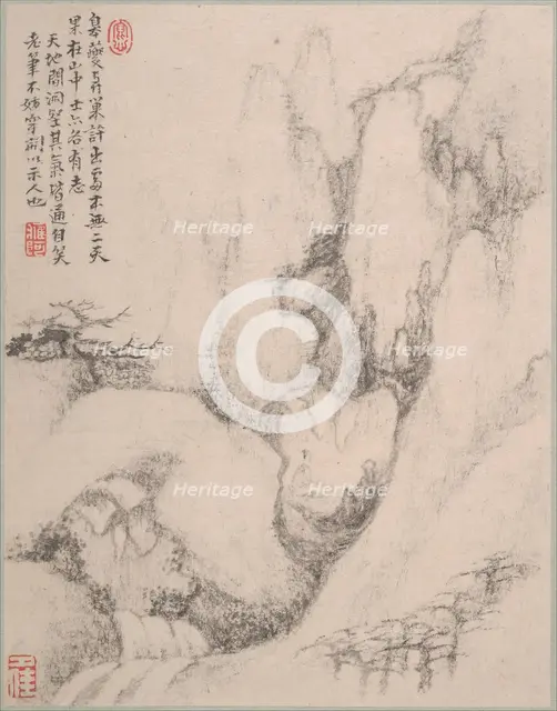 Landscapes, late 17th century. Creator: Dai Benxiao.
