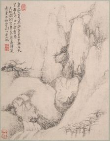 Landscapes, late 17th century. Creator: Dai Benxiao