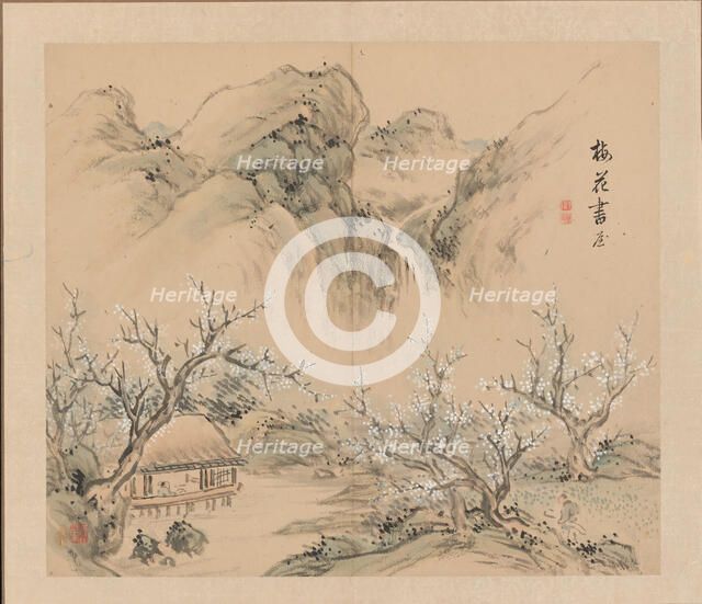 Landscapes of the Four Seasons, 1833. Creator: Takaku Aigai.