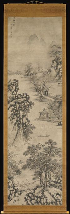 Landscapes of the Four Seasons, dated 1560. Creator: Xie Shichen
