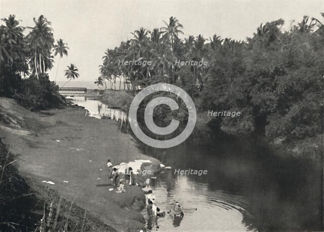 'Landschaft am Fluss bei Dehiwala, zwischen Colombo und Mount Lavinia', 1926. Artist: Unknown.