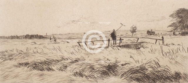 Landschaft (Landscape), 1885-1905. Creator: Sion Longley Wenban.