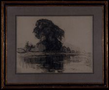 Landzicht Farm: Compositional Study, c.1905. Creator: Piet Mondrian