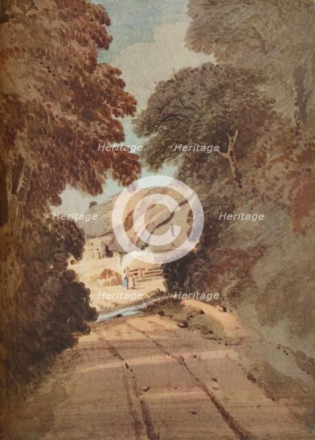'Lane and Cottages', c1800. Artist: Thomas Girtin.