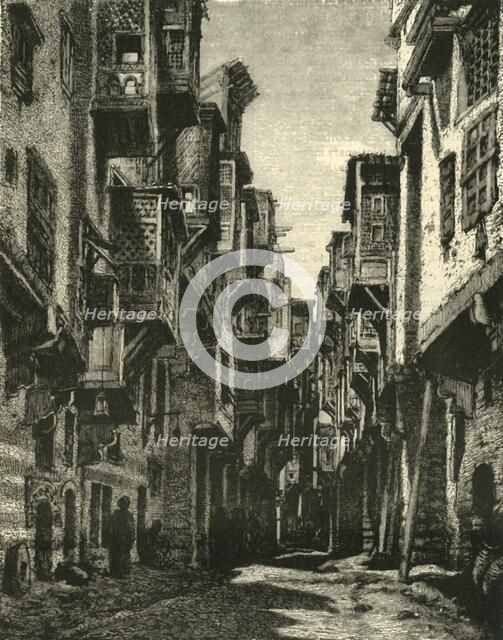 'Lane in the Copt Quarter, Cairo', 1890.  Creator: Unknown.