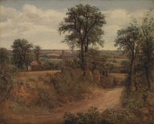Lane near Dedham, 1802. Creator: John Constable