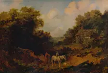 Lane Scene 1851, (1935). Artist: John Dearman