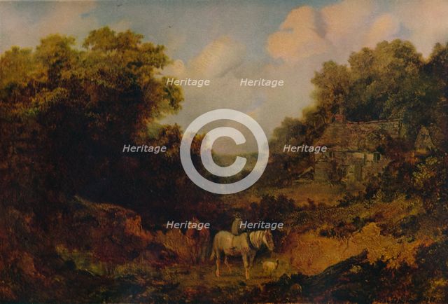'Lane Scene', 1851, (1935). Artist: John Dearman.