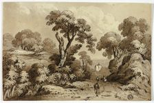 Lane Scene, Dorking, n.d. Creator: James Robertson