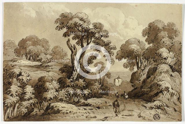 Lane Scene, Dorking, n.d. Creator: James Robertson.