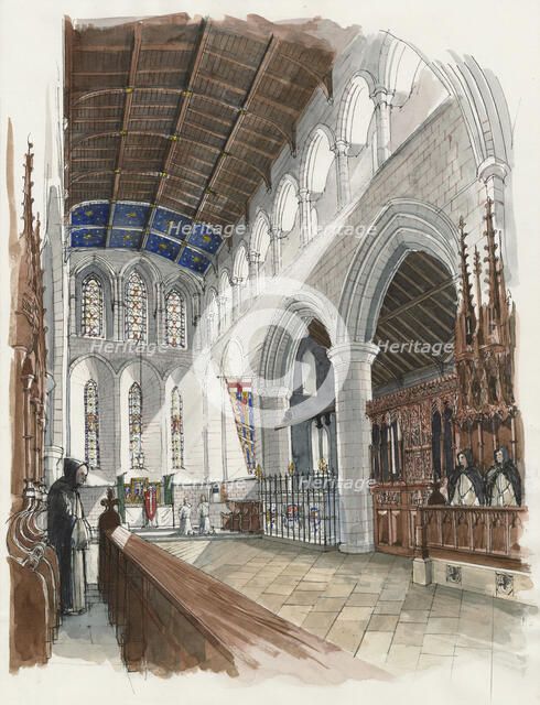 Lanercost Priory, c13th century, (c2000-2010). Artist: Liam Wales.