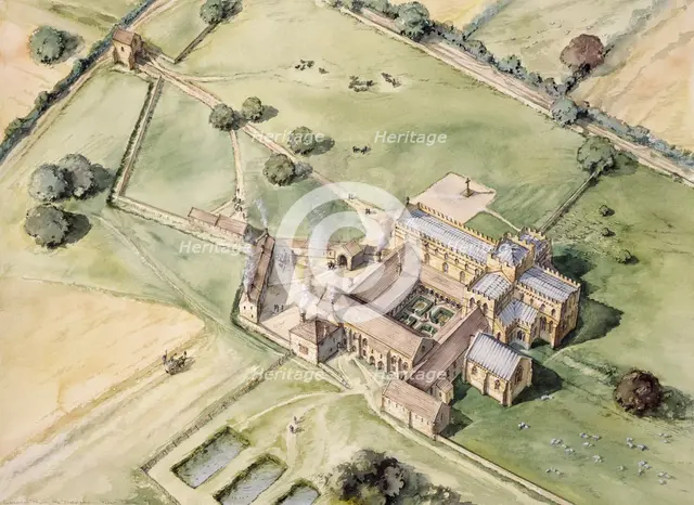 Lanercost Priory, Cumbria, c1996-c2006. Artist: Peter Dunn.