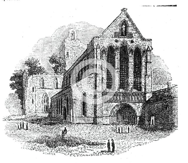 Lanercost Priory, near Naworth, 1844. Creator: Unknown.
