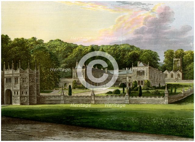 Lanhydrock, Cornwall, home of Lord Robartes, c1880. Artist: Unknown