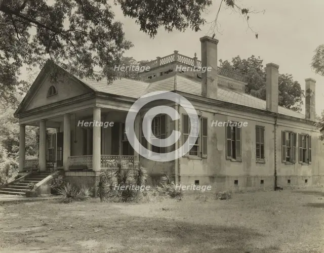 Lansdowne, Natchez, Adams County, Mississippi, 1938. Creator: Frances Benjamin Johnston.