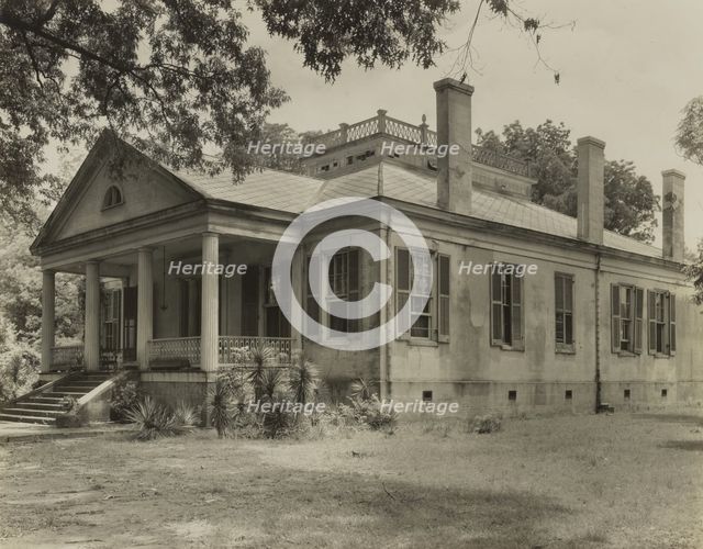 Lansdowne, Natchez, Adams County, Mississippi, 1938. Creator: Frances Benjamin Johnston.