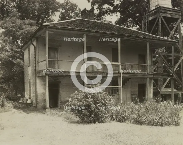 Lansdowne, Natchez, Adams County, Mississippi, 1938. Creator: Frances Benjamin Johnston.