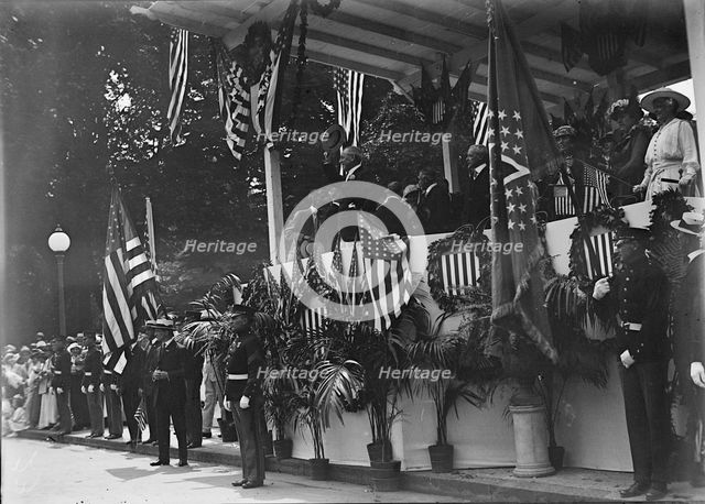 Lansing, Robert, Secretary of State, 1915-1920, Preparedness Parade, 1916. Creator: Harris & Ewing.