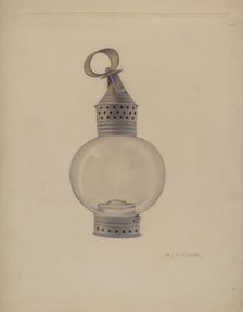 Lantern, 1935/1942. Creator: E. J. Gilsleider
