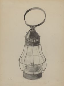 Lantern, 1935/1942. Creator: Edith Magnette