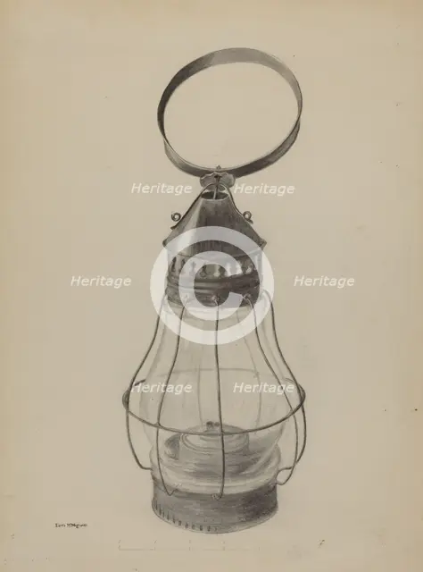 Lantern, 1935/1942. Creator: Edith Magnette.