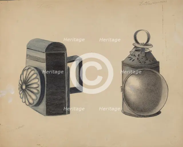 Lantern, 1935/1942. Creator: Margaret Stottlemeyer.