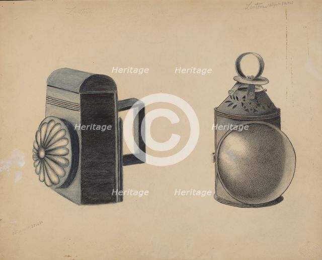 Lantern, 1935/1942. Creator: Margaret Stottlemeyer.