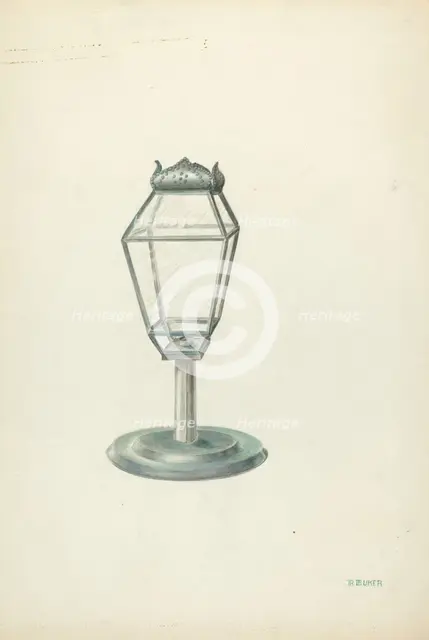Lantern, 1935/1942. Creator: Ruth Buker.