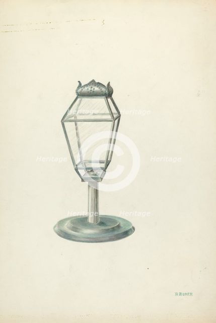 Lantern, 1935/1942. Creator: Ruth Buker.