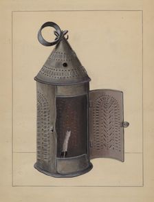 Lantern, 1936. Creator: Holger Hansen