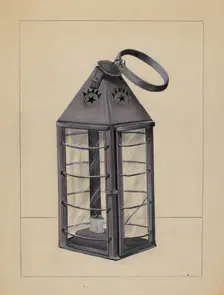 Lantern, 1936. Creator: Holger Hansen