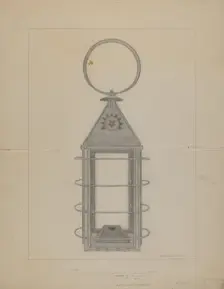 Lantern, 1937. Creator: Marie Famularo