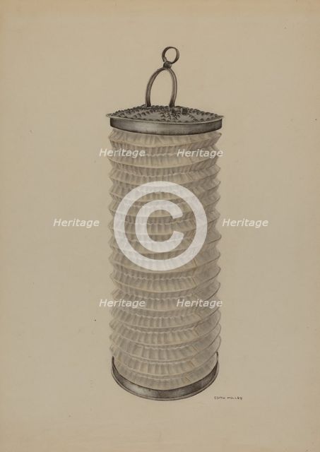 Lantern, 1938. Creator: Edith Miller.