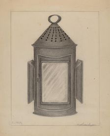 Lantern, c. 1936. Creator: Columbus Simpson