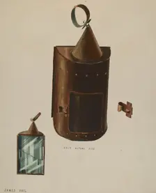 Lantern, c. 1936. Creator: James Vail
