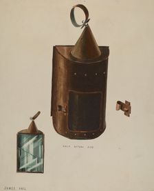 Lantern, c. 1936. Creator: James Vail
