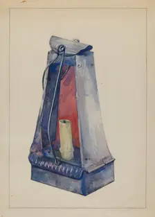 Lantern, c. 1936. Creator: John Oster