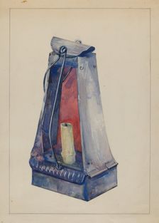 Lantern, c. 1936. Creator: John Oster
