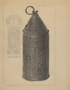 Lantern, c. 1936. Creator: Mildred Ford