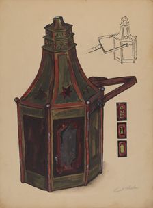Lantern, c. 1936. Creator: Richard Whitaker