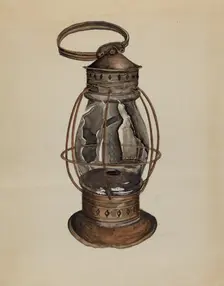 Lantern, c. 1937. Creator: Albert Eyth